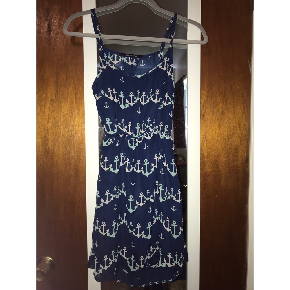 Blue Anchor Dress